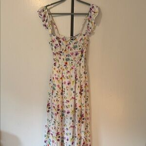 Astr Multicolor Floral Maxi Dress